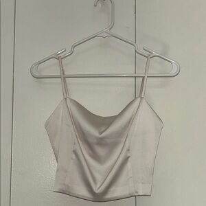 Cream Aritzia Camisole Top